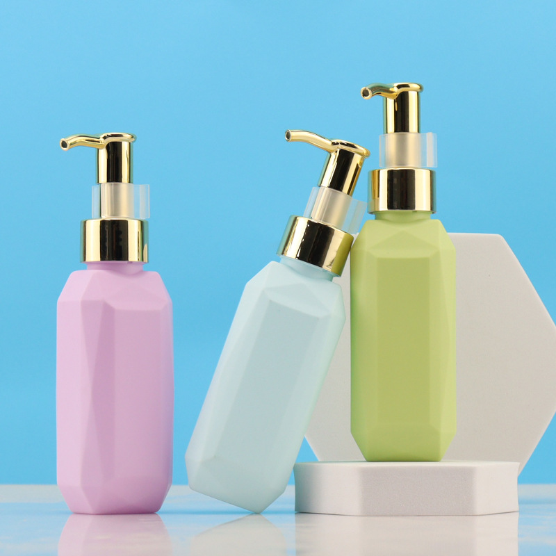 100ml 200ml 400ml Unique Shaped Plastic Cosmetic Packaging Empty Body Lotion Shampoo Bottle