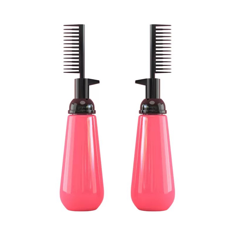 60ml 80ml 100ml 200ml 300ml Hair Oil Bottle with Comb Oil Applicator Bottle for Hair with Comb for Dyeing Treatment Dispenser