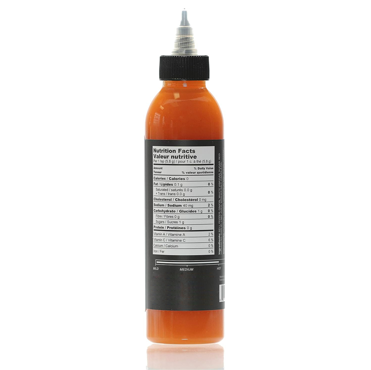 Factory supply 18oz 525ml empty clear ketchup plastic sauce bottle squeeze Hair oil Bottle with label
