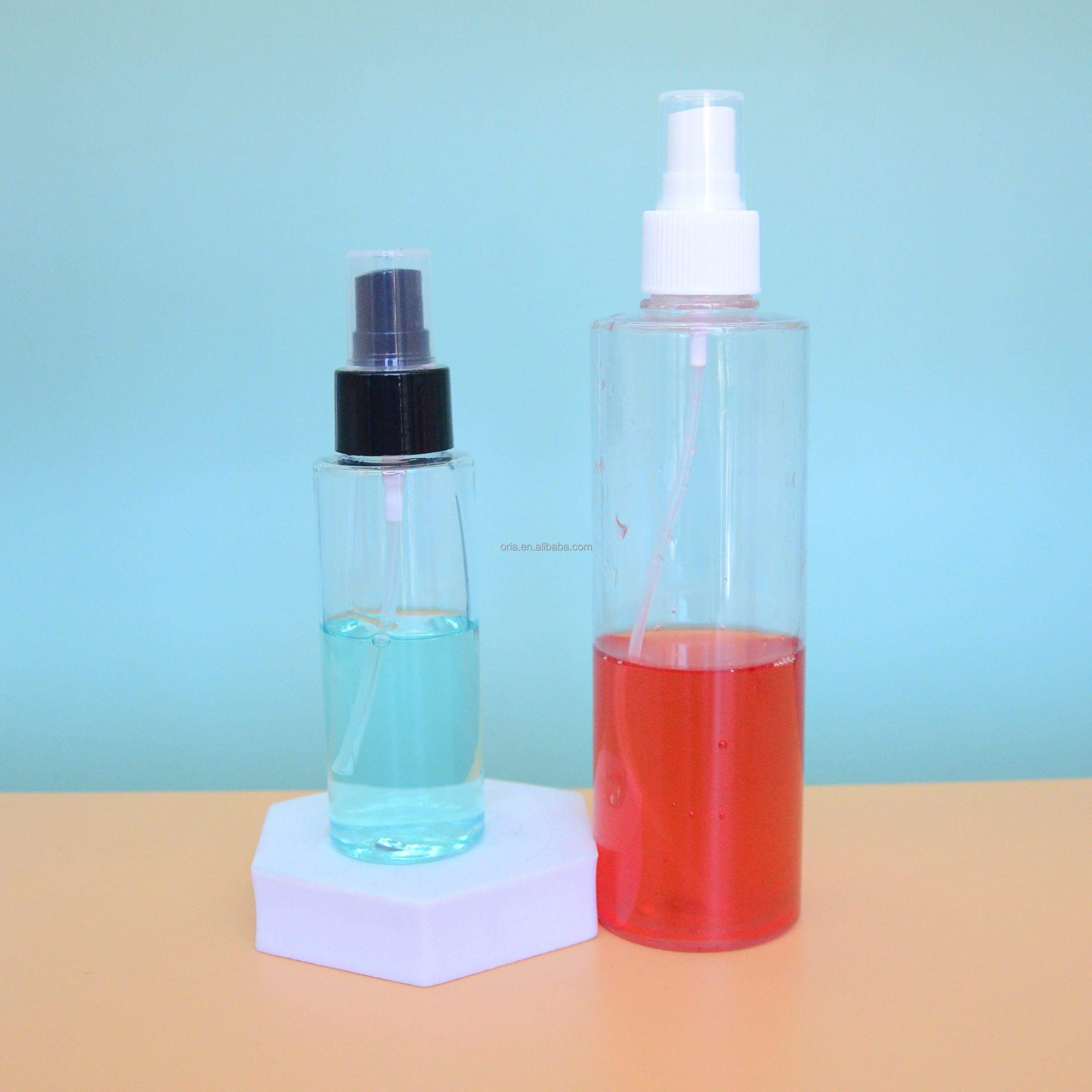 Plastic Fine Mist Body Spray Bottle 30ml 60ml 80ml 100ml 120ml Cosmetic Empty Spray Bottle
