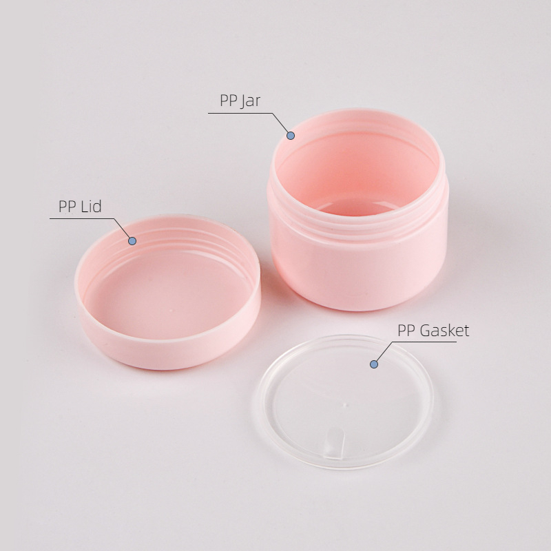 cosmetic jar 10g 20g 30g 50g 100g 150g 200g 250g Colored PP Jars With Lids Seal face cream scrub eye serum Lotion Bottle 250ml