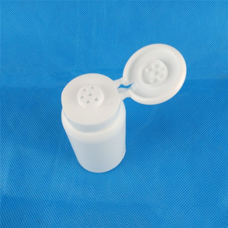 Cosmetic Powder Bottle 50g 100g 200g 100ml 150ml HDPE White Baby Kids Body Talcum Powder Bottle Spice Seasoning Bottle Shaker