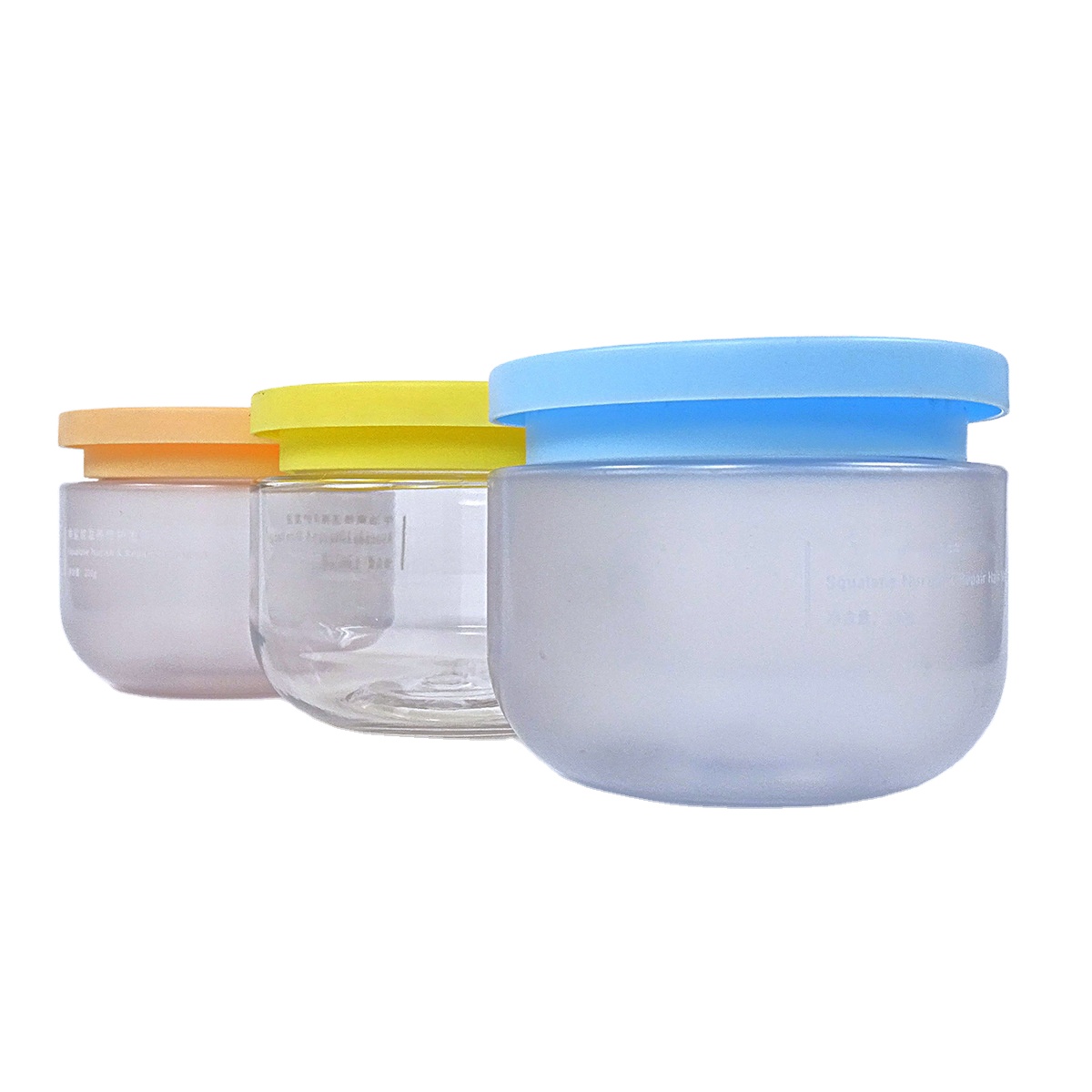 Frosted Plastic jars with lids 8oz 250ml Hair Mask Bottle 250g Body Scrub jar 500ml Cosmetics Lotion face Cream Jars Containers