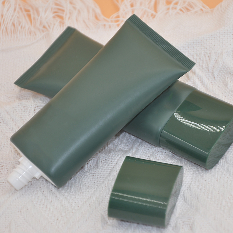PE Cleanser Tube 30g 50g 120g 150g 200g Plastic Squeeze Soft Tube Suncream Cosmetic Packaging Cream Lip Tube Gold Screw Flip Lid