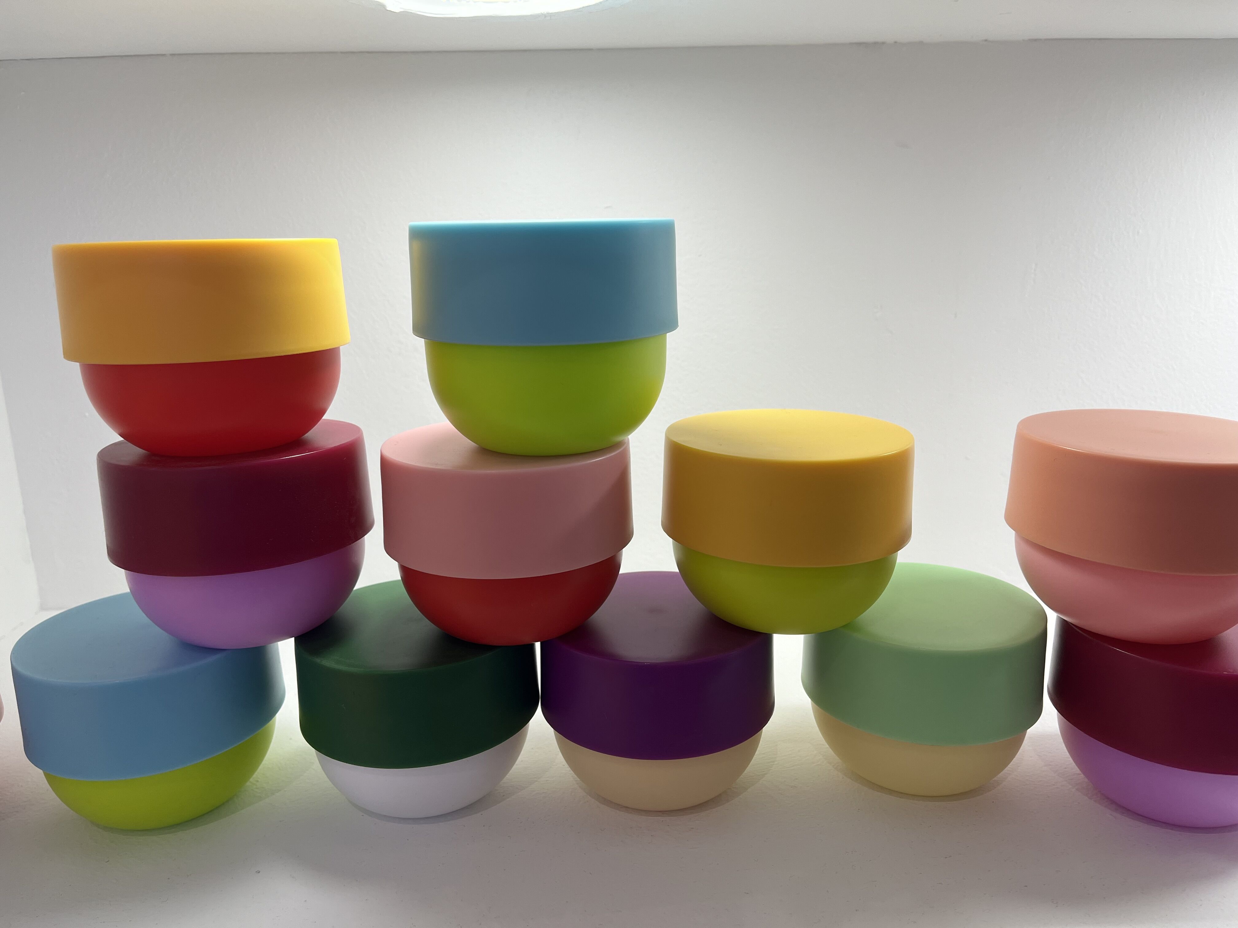 Body Scrub Jars Round Bowl-shaped Matte Customize Plastic Cream Jar 80g 250g 300g 500g PP PET Big Capacity Cosmetic Package