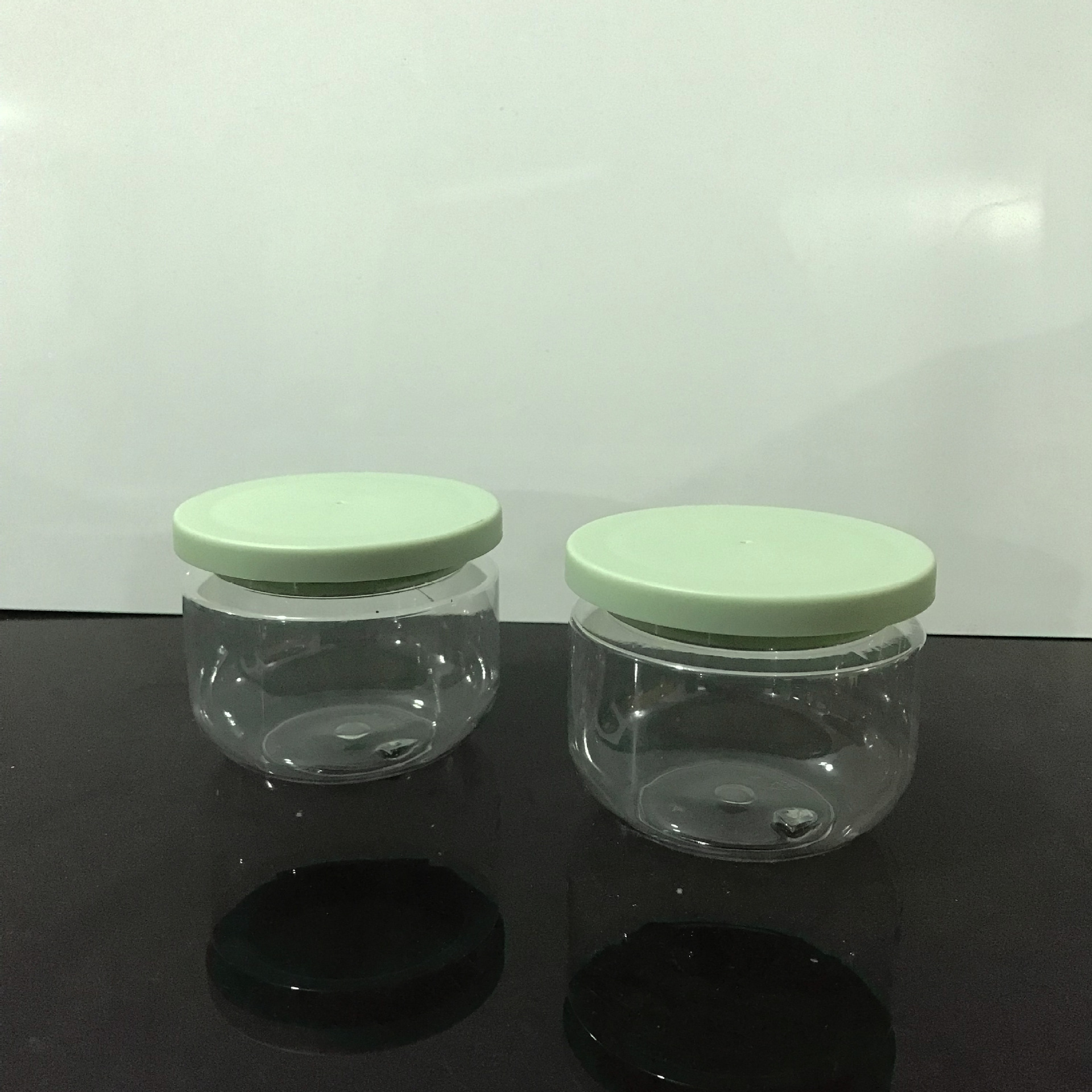 250ml avocado scrub bottle Wide mouth plastic Bottle Sleeping Scrub Body Butter Cream Mask Jar  face cream cosmetic packaging