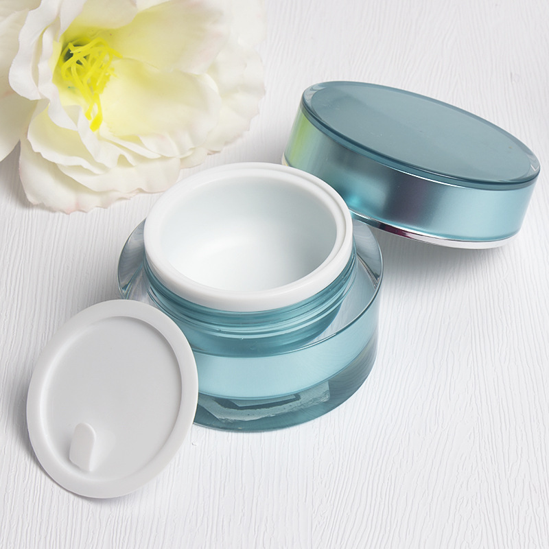 300ml Round shape  cream jars with lids cosmetics packaging  Plastic Empty Cream Jar Clear Cream Pot Containers