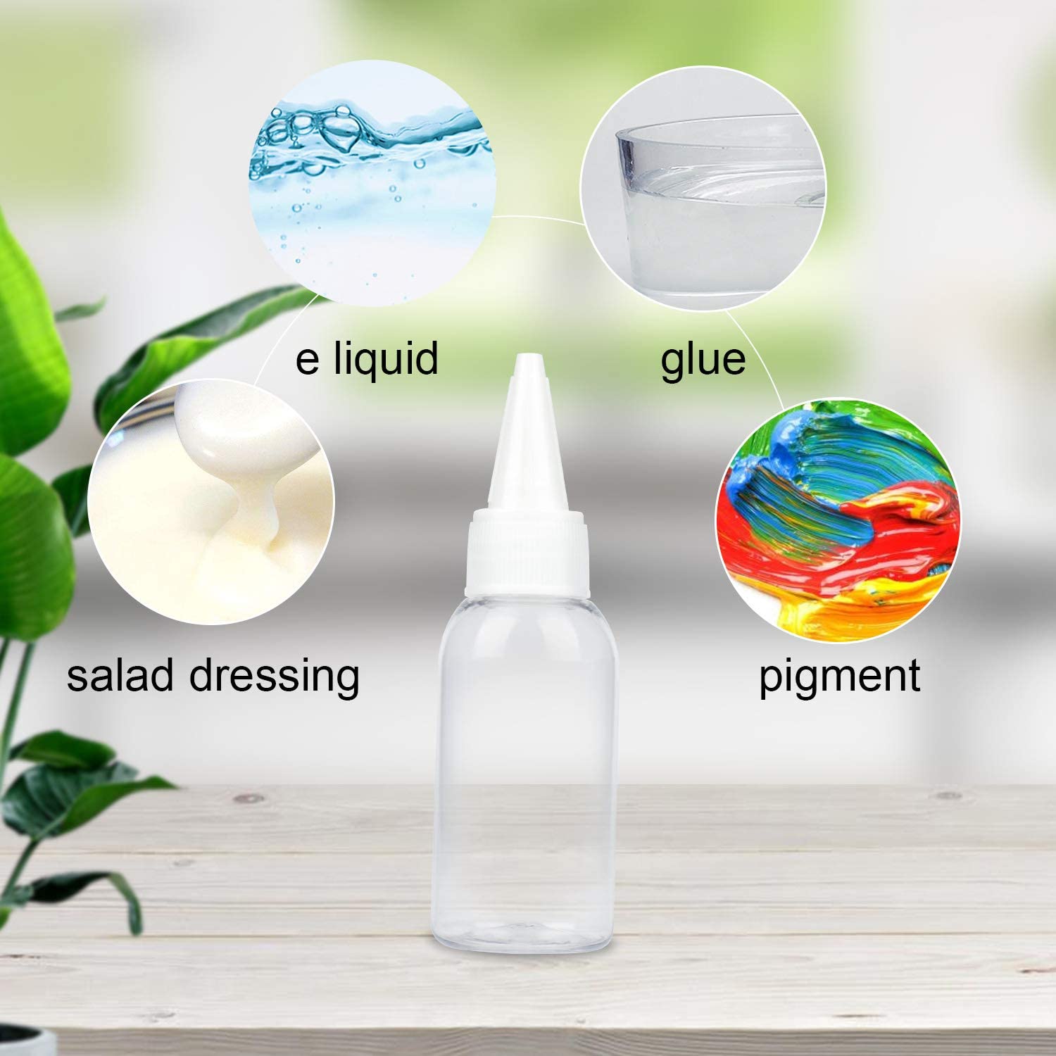 dropper bottle 10 15 30 ml Hair Essential Oil Hot Sauce Condiment Serum pigment Eye Dropper Bottle 0.5 1 2 oz with Caps
