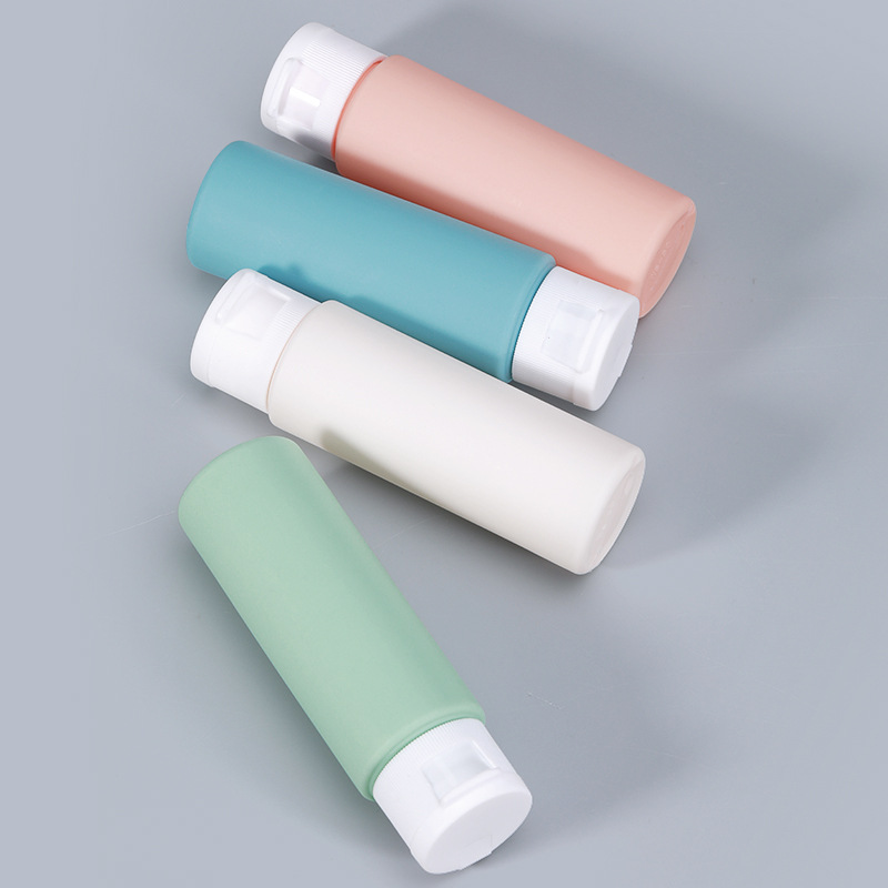 30ml 60ml 100ml Custom Colorful Travel Packaging Secure Tamper Evidence Packaging PE Plastic Lotion Bottles Soft Squeeze Bottle