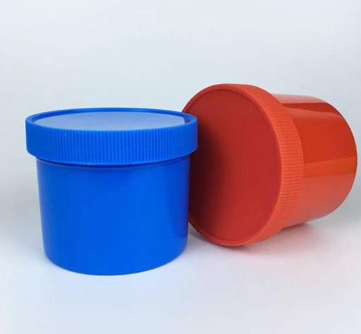 White Cosmetic Packaging Thick PE Plastic Wide Mouth Jars for body lotion/facial face/Hair dyeing cream