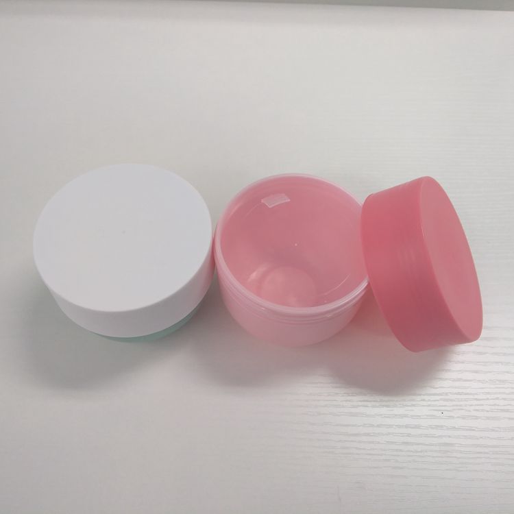250g Cream Container Hair Butter Body Cream Packaging Jar Bowl shapeplastic PP facial Gel jar hair body scrub container