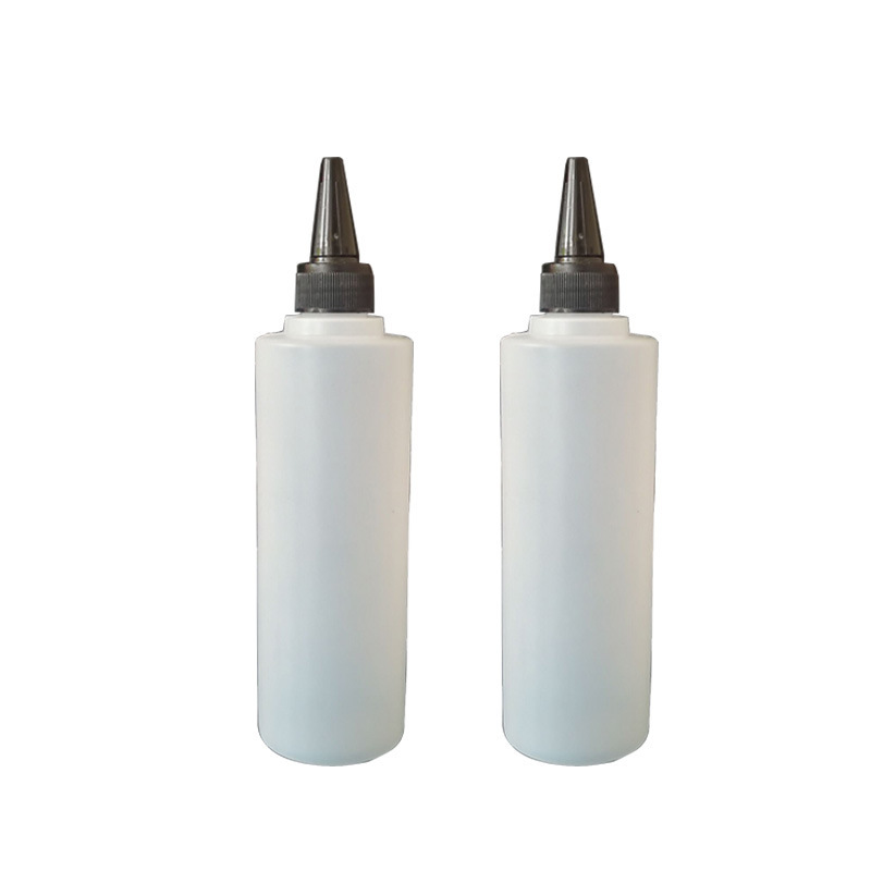 Care Hair Oil Cosmetic Pointed Mouth Bottle 100ml 200ml 300ml 500ml 700ml 1L Food Grade Plastic Sauce Honey Bottle Container
