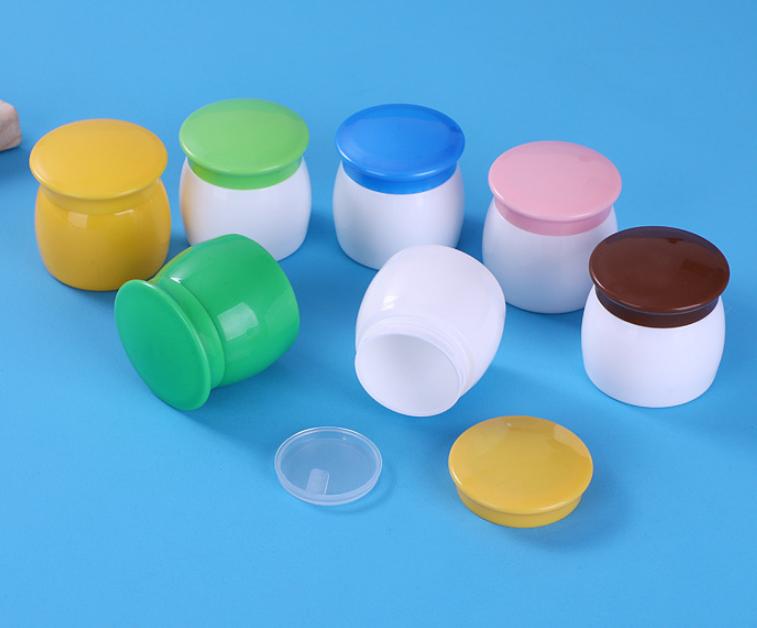 Mushroom Shape 15ml 20ml 30ml Colorful Kids Baby Skin Care Face Cream Jar With Lid Seal Wide Mouth Cosmetic Sample Jars Bottles