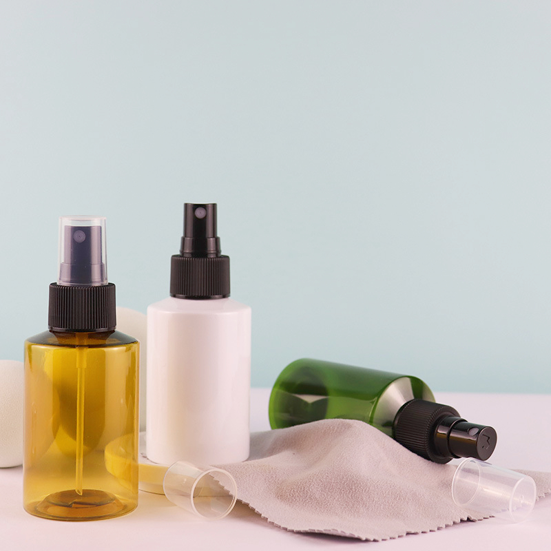 50ml 100ml Refillable Plastic Spray Bottles Perfume Fine Mist Lotion Pump Sprays with custom color 30ml body oil spray bottle
