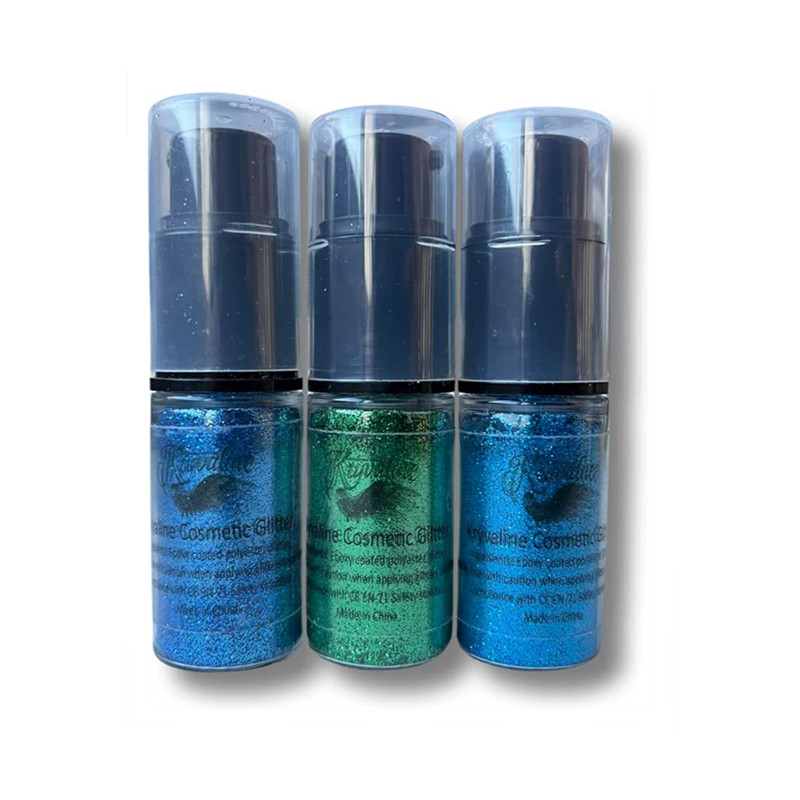 40ml Plastic Empty Baby Talcum Spray Powder Dispenser Bottle Dry Barber Medicine Powder Body Face Eye Hair Glitter Spray Bottle