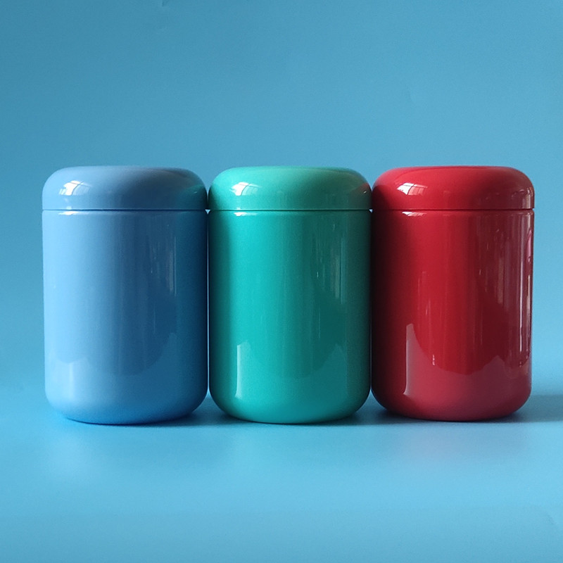 150ml 250ml 300ml 500ml 24oz PP PE PET round plastic jar large capacity Chewing gum bottle Candy Jar protein powder container
