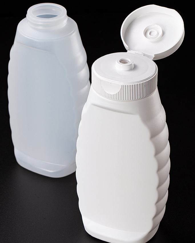Sauce Chocolate Squeeze Bottle 50ml 200ml 300ml 360ml Food Grade PET PE Flat Tomato White Clear Sauce Tomato Salad Seasoning Jar