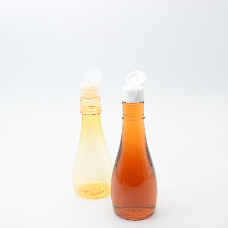 Custom Made Hot Sauce Bottles 5oz 150ml Mayonnaise with Plastic Snap Cap for Chili Sauce Ketchup Squeeze Packaging Flip Top Caps