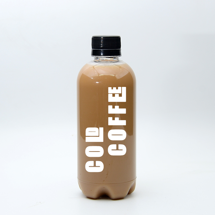 custom Logo 360ml 500ml 1000ml Round Shape Plastic juice bottle coffee tumbler hot chocolate cup