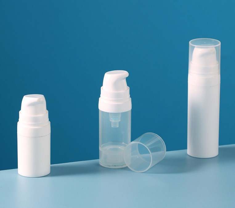 Luxury 20ml 30ml 50ml 100ml Airless Lotion Pump Spray Bottle with Cap Cover for Cosmetics Skin Care Serum Liquid Foundation