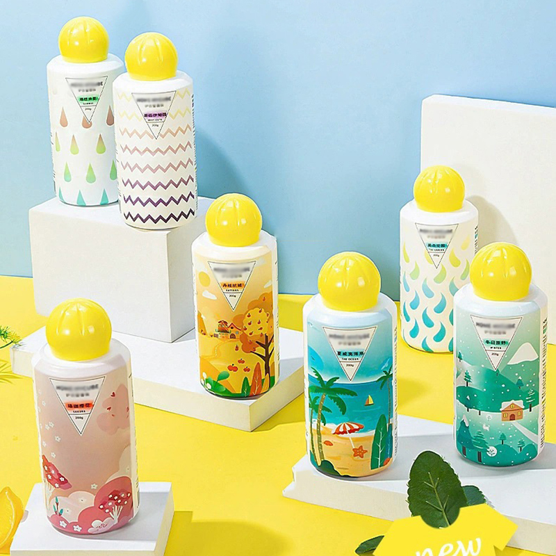 New Package Plastic Bottle 250ml 500ml Laundry Detergent Softener Packaging Customize Shampoo Cream Bottles with Round Lid
