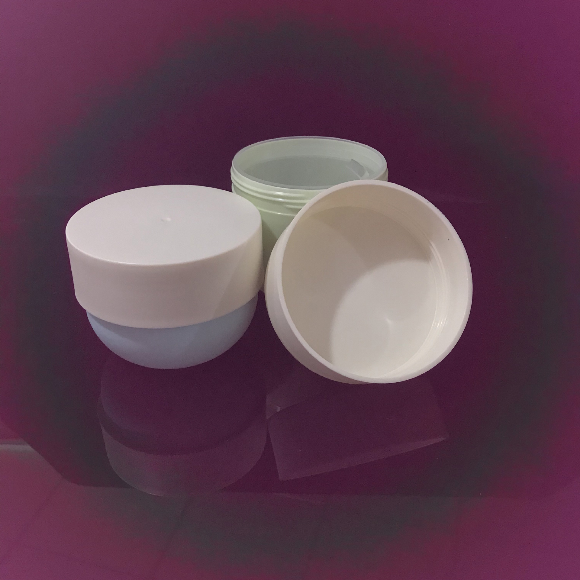 150ml/250ML/300ml  Empty plastic Wide-mouth Cosmetic Cream  Jars Wide-mouth Empty Container Hair butter Body Scrub