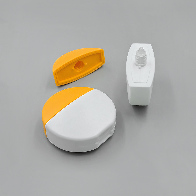 New 50ml PE Sunscreen Tube Bottle With Screw Cap Bold Colors Round BB Cream Skin Care Hand Lotion Serum Oil Squeeze Bottle 50g