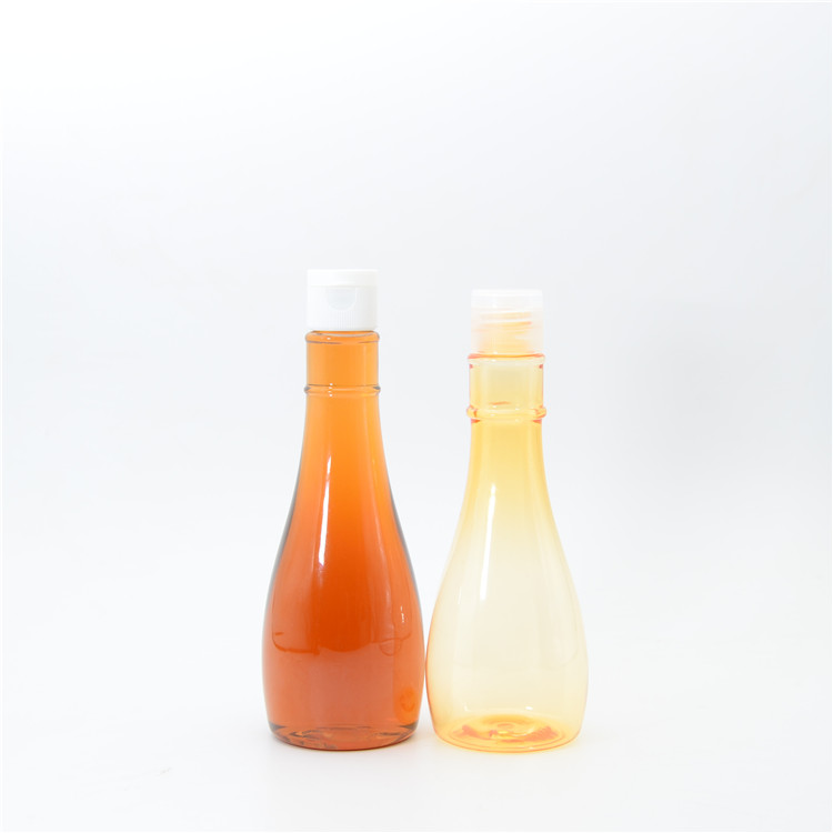 8oz 12oz mayonnaise sauce spreads squeeze bottles pet chocolate hot chili sauce bottle plastic packaging container with Flip Top