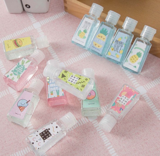 Wholesale 30ml 50ml mini Hand Sanitizer Empty Plastic Instant Disinfecting Alcohol Pocket Hand Wash Antibacterial Hand With Cap