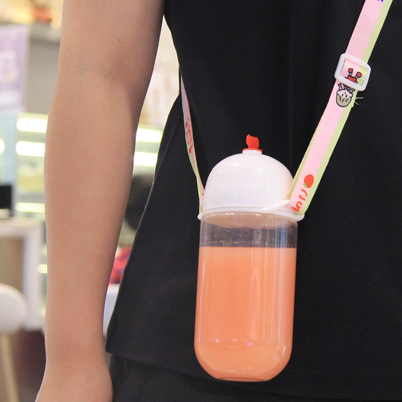 360ml 500ml Transparent Food Grade PET Plastic Ginger Shot Bottle Juice Beverage Packaging Bottle With Screw Cap