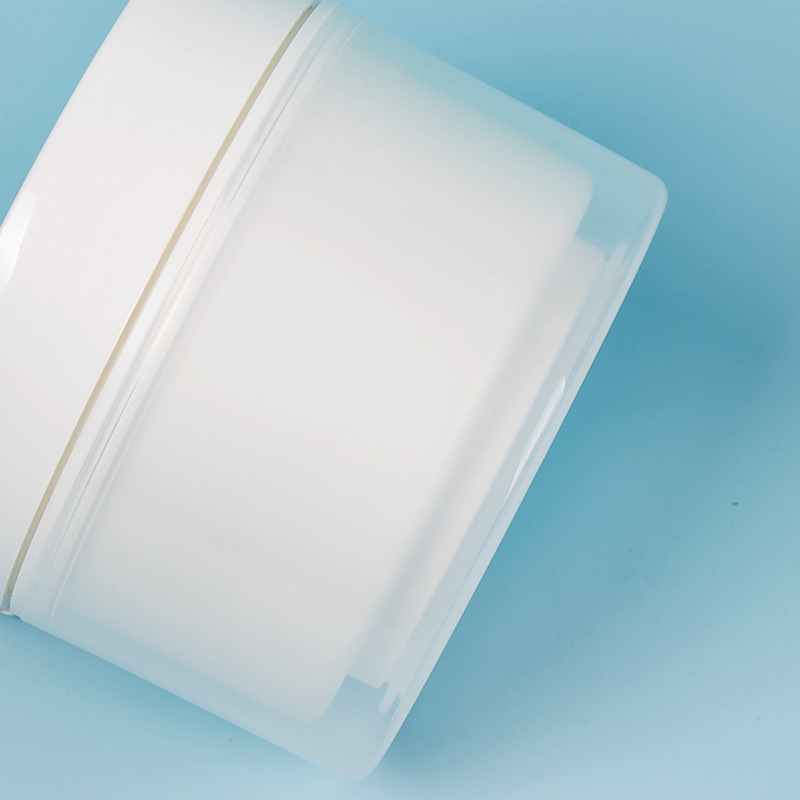 200g  Double Wall plastic Frosted cream Jar with Screw Cap  wide mouth cosmetic plastic jars face mask container