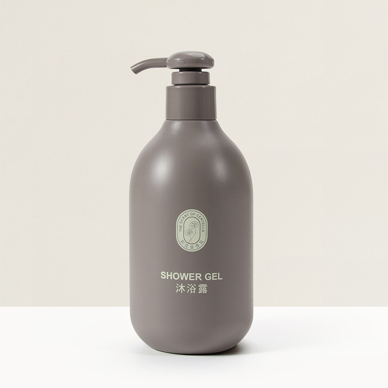 250ml 300ml 500ml Boston Round Hand Shampoo Bath Lotion Bottles Set Plastic Pump Bottle Customize Cosmetic Hotel Packaging