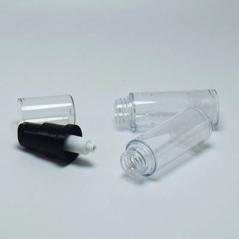 AS 7ml Airless Isolation Liquid Foundation Sample Emulsion Pump Bottle Plastic Transparent Cosmetic Sub-pack Sunscreen Bottle