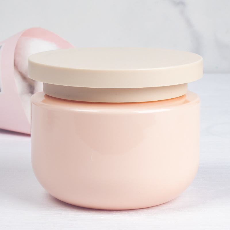250g customized packaging plastic body scrub butter cream jars skin care cream jars body cream containers