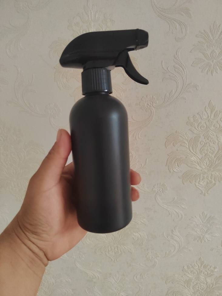 8oz 13oz 16oz chemically resistant Recycle heavy duty trigger spraying white HDPE black plastic spray bottle 300ml 500ml