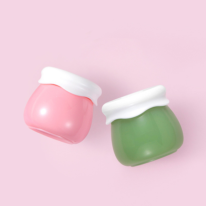 10g Acrylic Fruit Jam Packaging Plastic Cream Jar Lip Gloss Balm Bottle Portable Cosmetic Dispenser Eye Cream Container with Lid