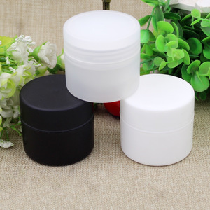 Plastic Body Scrub Matte Jars Cosmetic Cream Packaging Custom Yellow Hair Lotion Jar 5oz 8oz 10oz PET PP Butter Pomade Jars