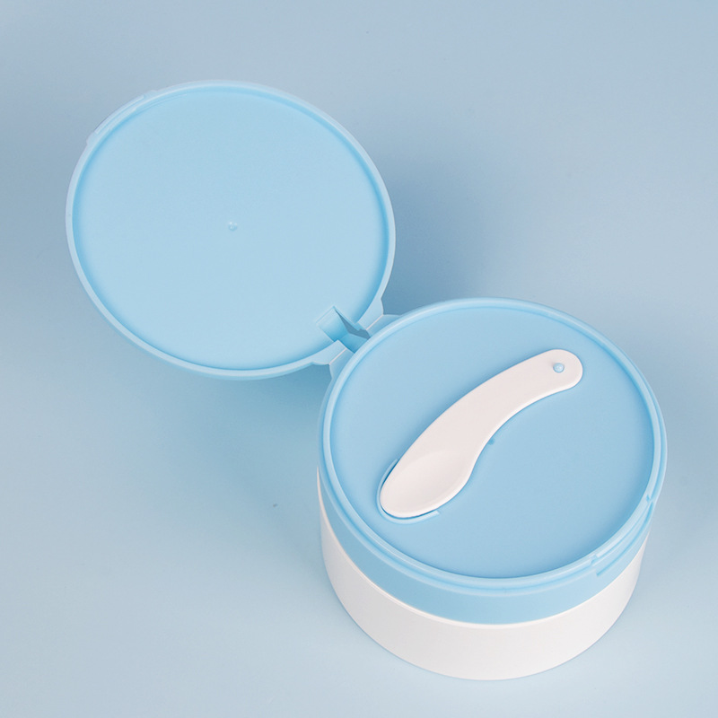 Custom 100ml PP Flip Top Cream Jar  Skincare Moisturize Cream Container PP Plastic face Cream container skincare body scrub Jars
