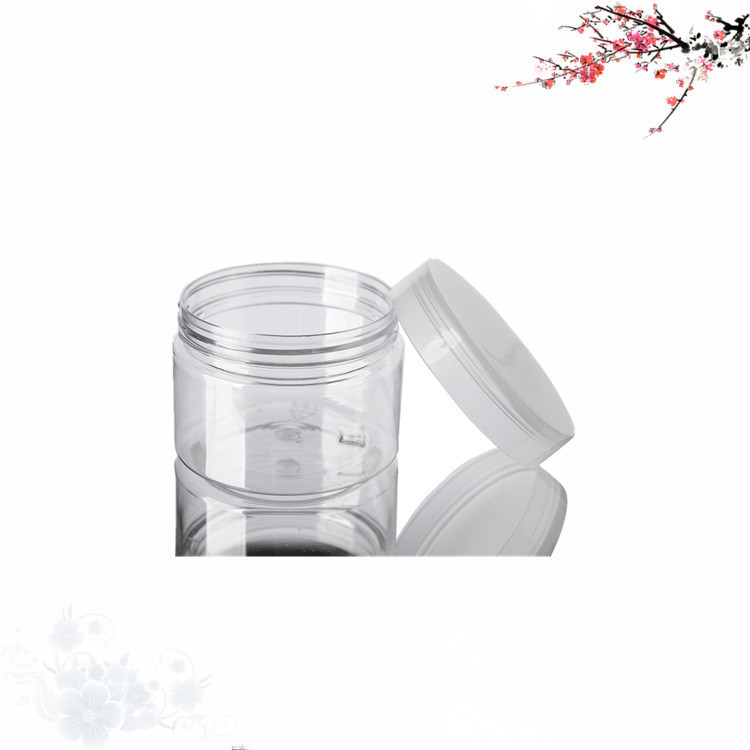 30g 50g 60g 80g Wide Mouth Food Grade Peanut Butter PET Transparent Plastic Jars PET Plastic Jars  with Lids