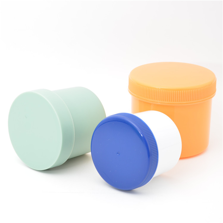 16oz Empty HDPE Plastic Jar For Supplement Nutrition Protein Powder Packaging Bottle