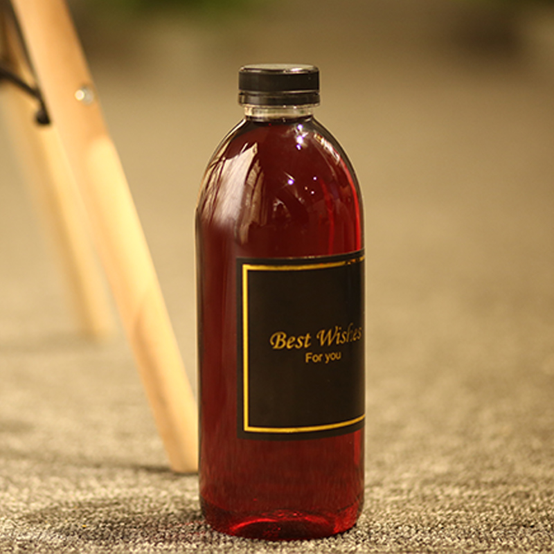 Water bottle Empty 250ml 300ml 500ml PET/PP Milk/juice/tea Wine Bottle Food Grade Customized Printing Juice Beverage Bottle