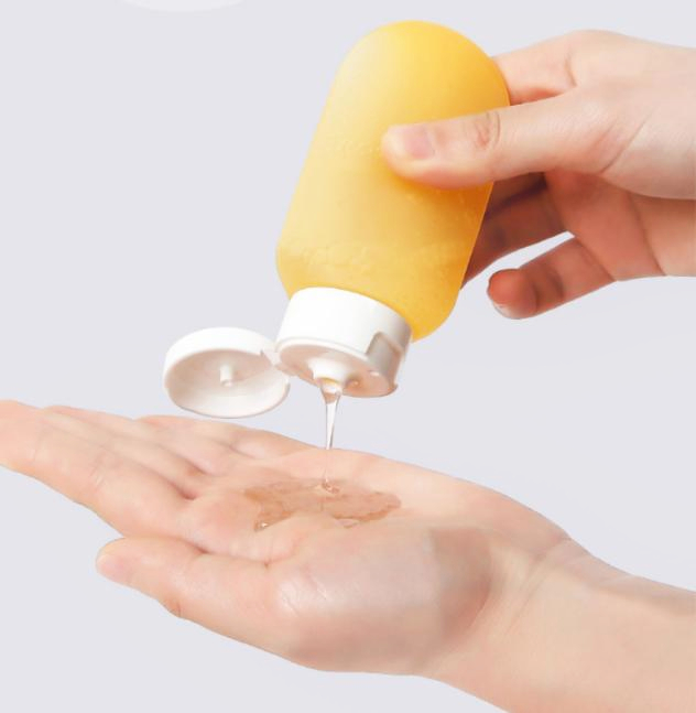 100ml Upside Down Inverted Soft Squeeze Tube Bottle Flip Top Cap Shampoo Body Wash Shower Gel Bottle travel toiletry bottles