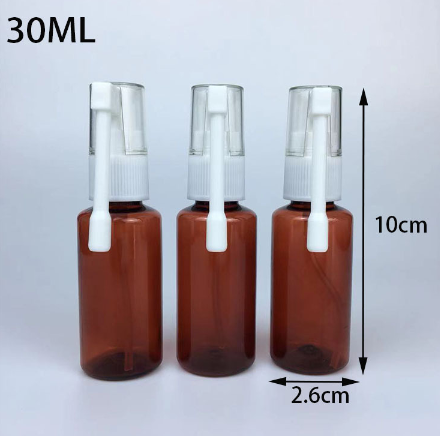 30ml Empty round shoulder plastic PET bottle Empty Mist Spray Bottles For Fragrance Perfume Alcohol Liquid