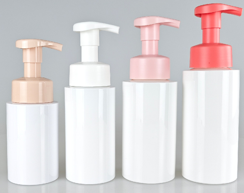 180ml 200ml 300ml 350ml Empty PET Cosmetic Cleanser Bottles with Foam Pump cosmetic packaging plastic bottle