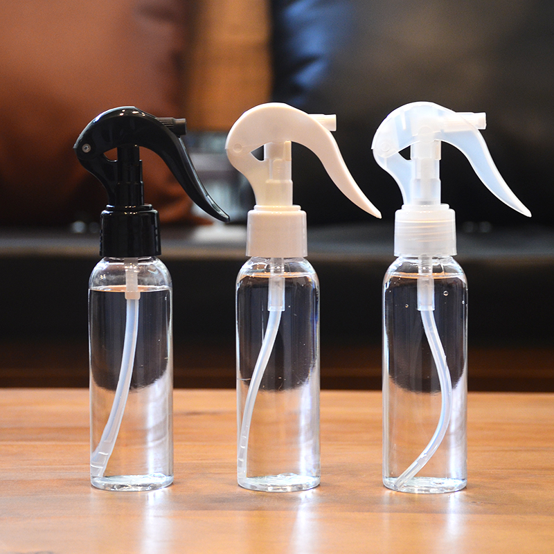 Plastic Trigger Spray Bottle PET/PE 100ml 200ml 300ml 500ml Empty Clear Jar Customized Logo Round Dispenser with Pump