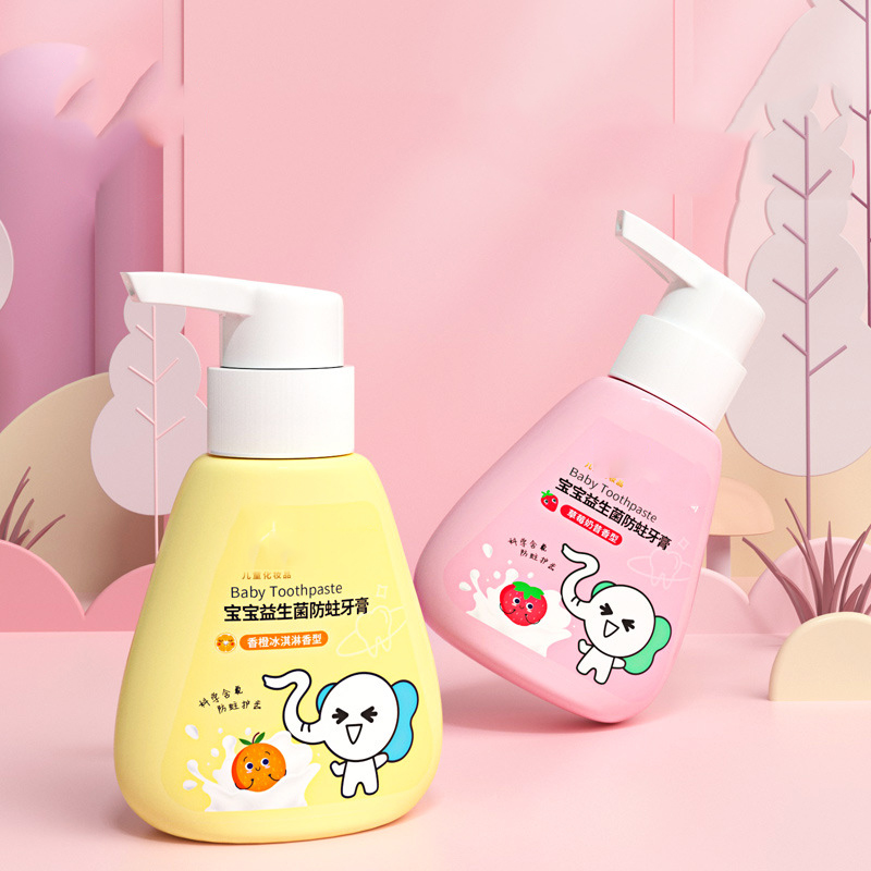 150ml 200ml 250ml plastic foam bottle baby wash toothpaste packaging empty customized color and logo wholesale clean container