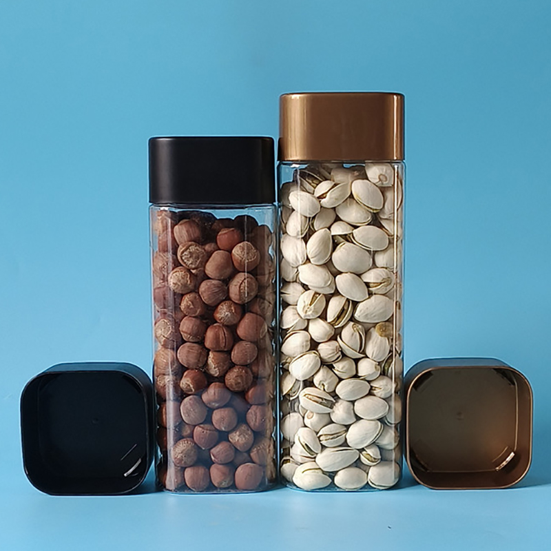 Factory Food Grade PET PP PE Container Plastic Jars For Butter Honey Jams snack cookies 50g 100g 200g With Screw Top Lid
