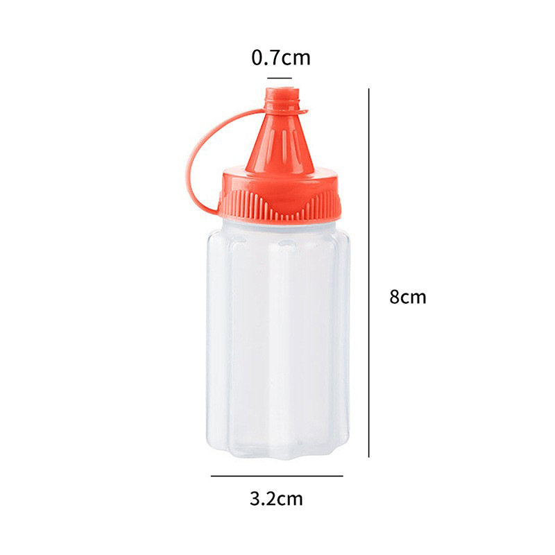 Mini 25ml 30ml 50ml take away hot sauce plastic bottle tomato sauce bottle 150ml 250ml 300ml soy sauce dispenser bottle