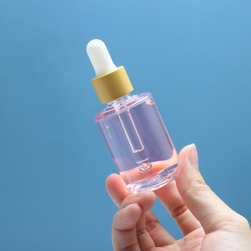 10ml 30ml 50ml PET PETG plastic dropper bottle cosmetic essential oil dropper for clear serum bottle with dropper oil bottle