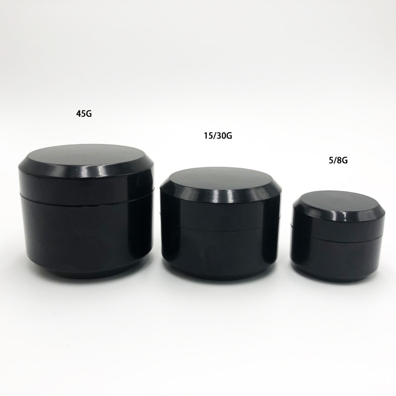 Square Jars for Gel Nail Polish Remover 5G 8G 10G 15G 20G 50G 100G PP Plastic Empty UV Gel Nail Jar Cosmetic Packaging Container